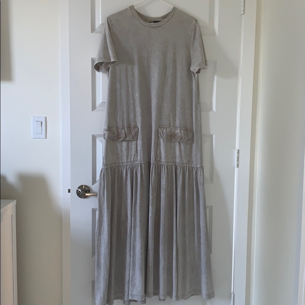 Short Sleeve Maxi Dress